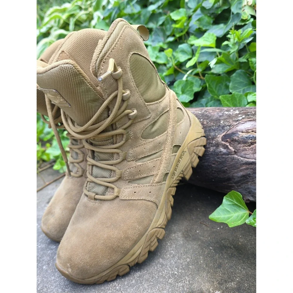 Merrell Tactical Combat Boots Men's 7.5 J17746 Desert Tan